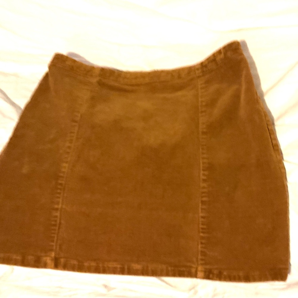 Forever 21 Brown A-Line Mini Skirt